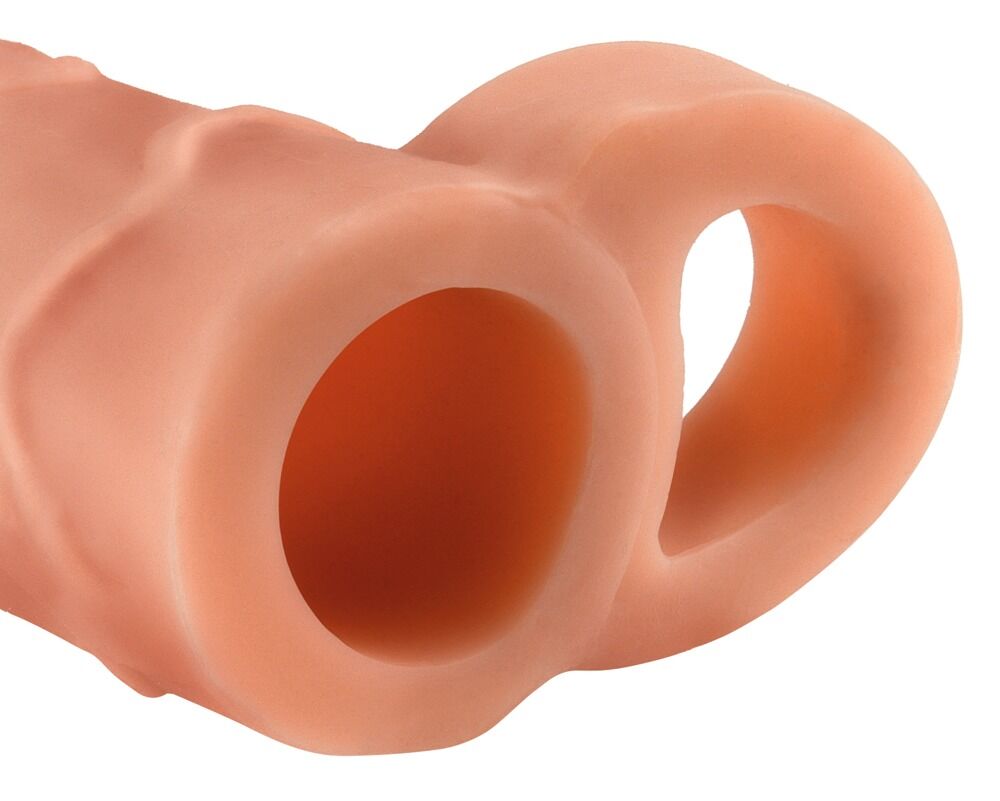 Удължител за пенис Fantasy Extensions 17,7 см с пръстен