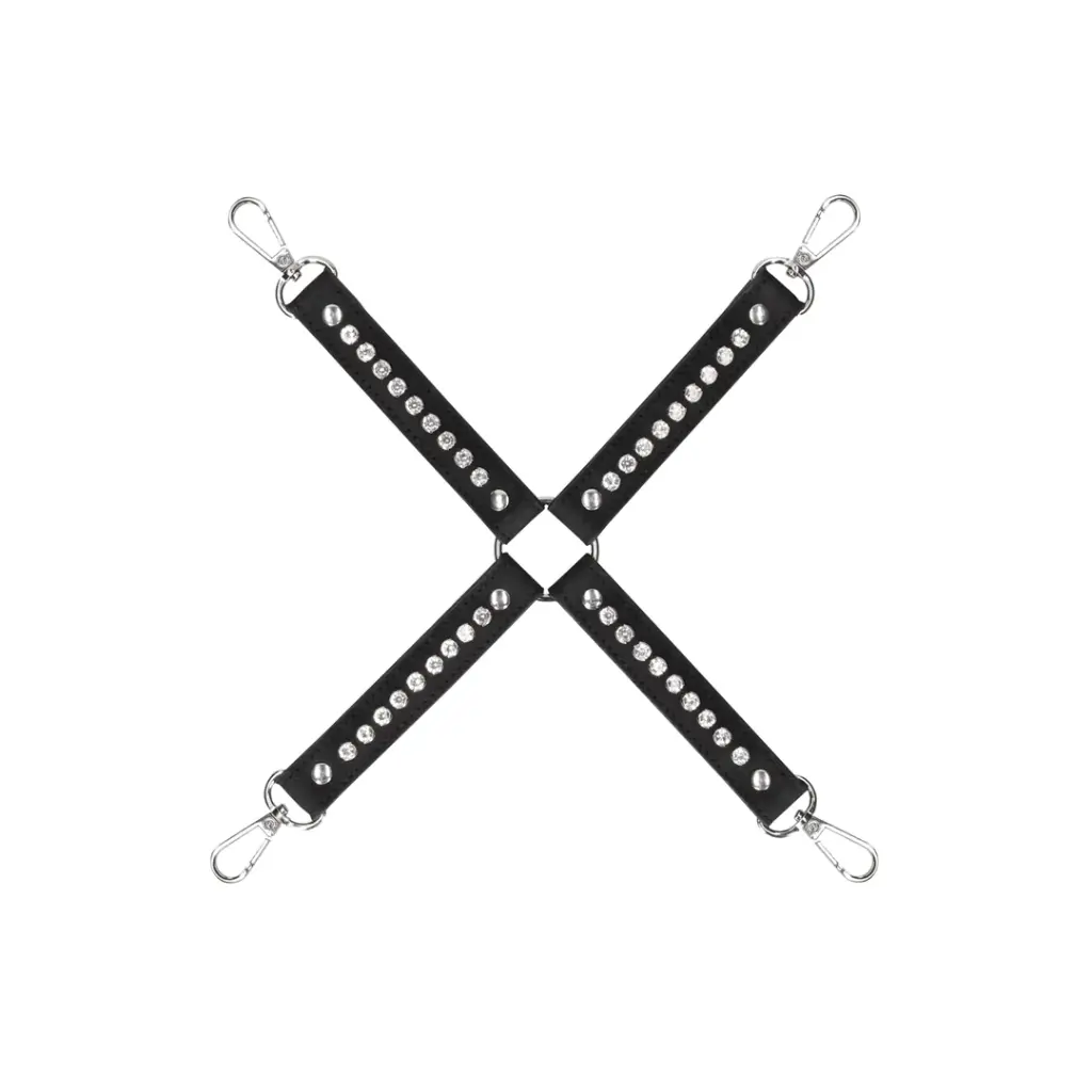 Кръстачка за белезници черна