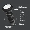 Анален вибратор Thrusting, LED RGB and Remote Control 