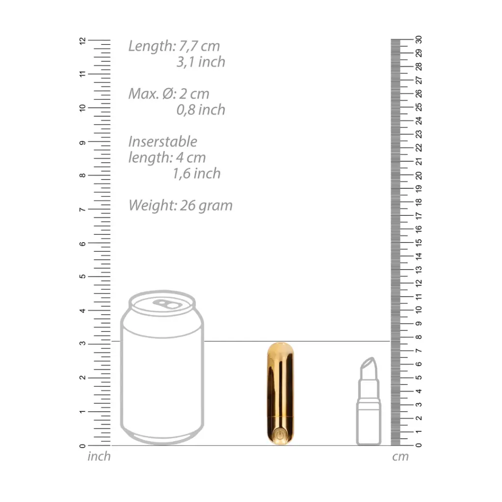 10 скоростен презаредим булет златен