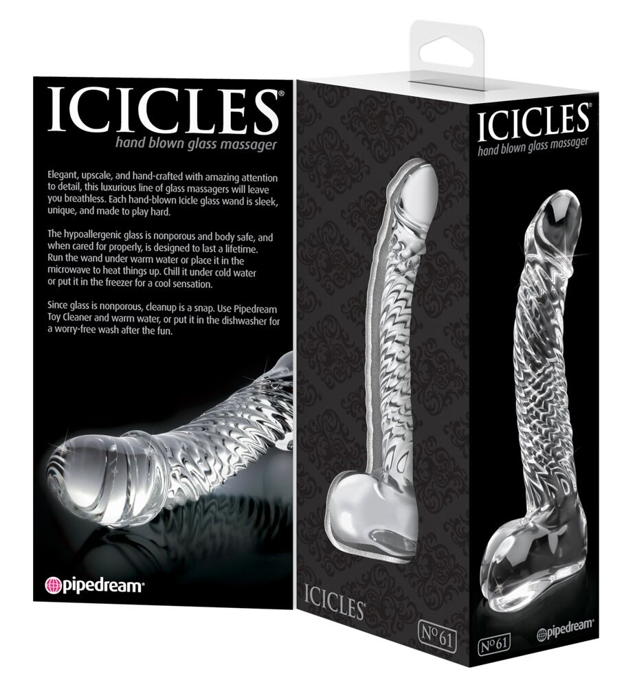 Стъклено Дилдо Icicles No. 61