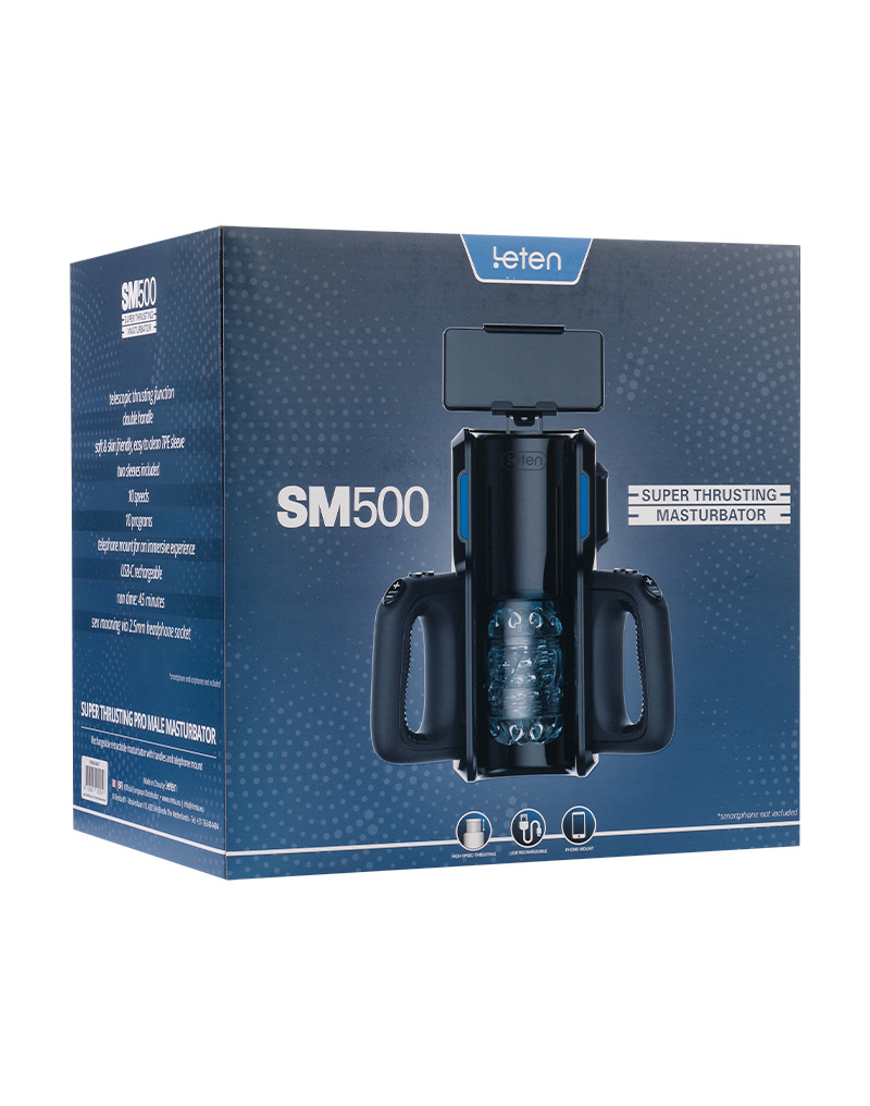 Automatic thrusting masturbator SM 500 with phone stand
