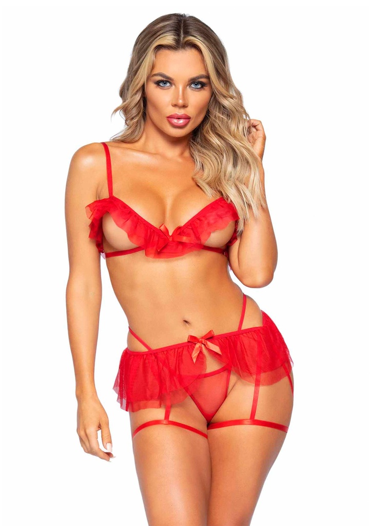 3-piece red set