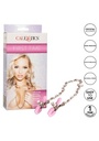 Nipple clamps with chain and crystals