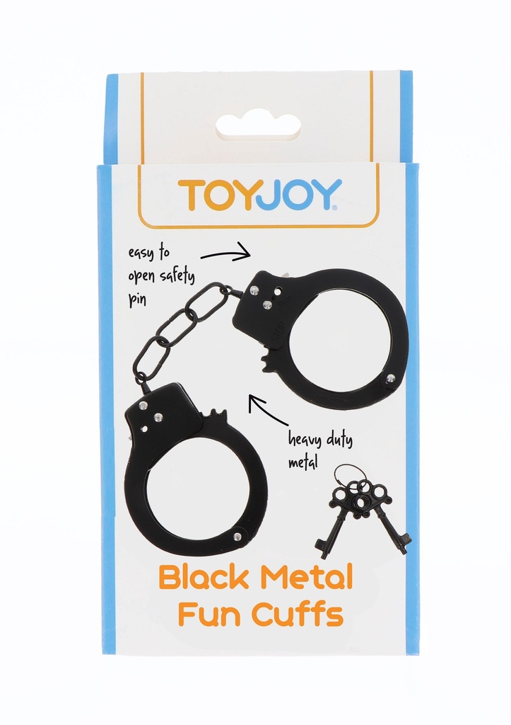 Черни метални белезници ToyJoy