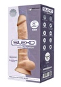 Realistic dildo with vibration 8'' skin color SILEXD