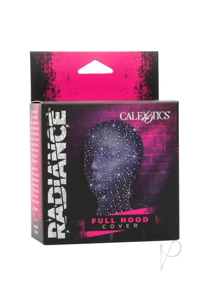 Transparent hood with sparkling stones