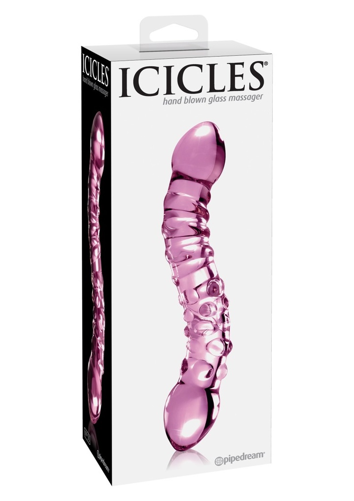 Glass dildo Icicles No.55