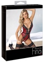 Red bodysuit Abierta Fina S/M