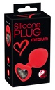Anal Plug M Silicone Heart