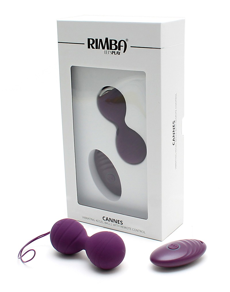 Vibrating kegel balls with charger (Purple)