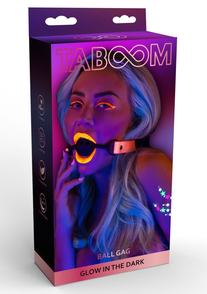 Luminous ball gag TABOOM