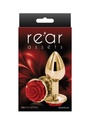 Golden anal dilator rose - red M