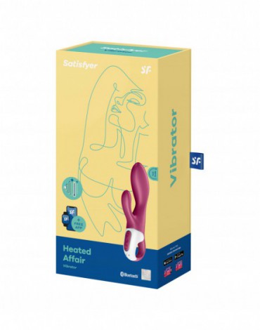 HEATED VIBRATOR SATISFYER HEATED AFFAIR