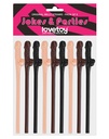 Realistic Willy straws - pack of 9