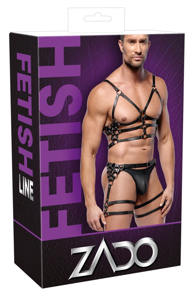 ZADO genuine leather harness set M/L