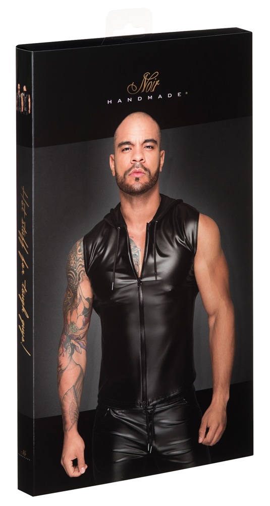 Блуза с качулка без ръкав L Noir