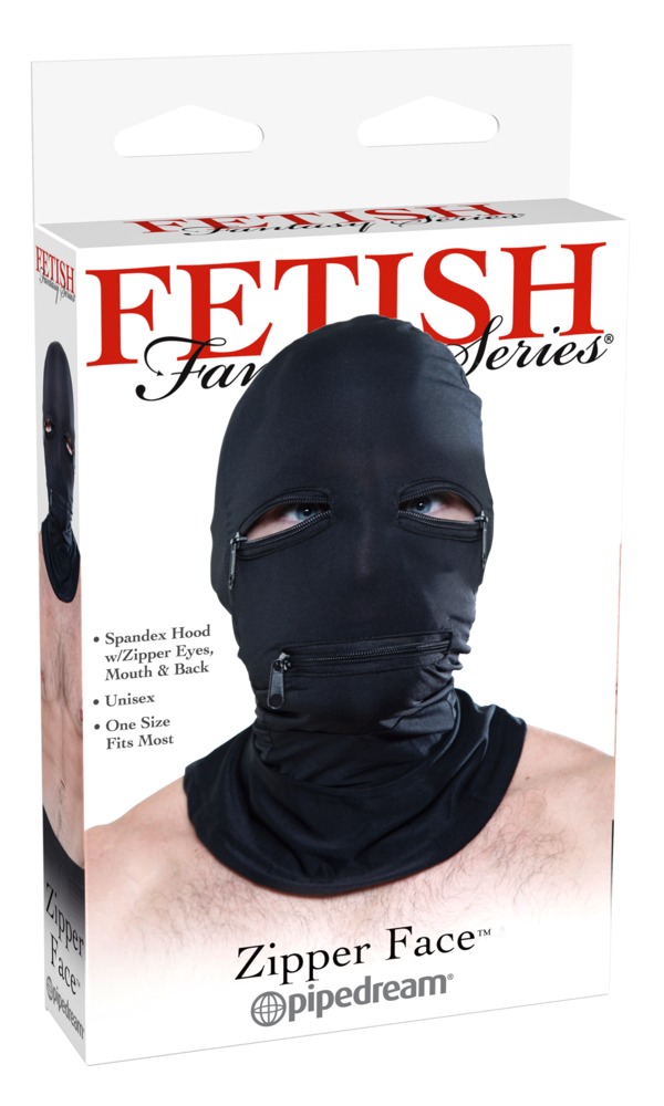 Zippered mask Fetish