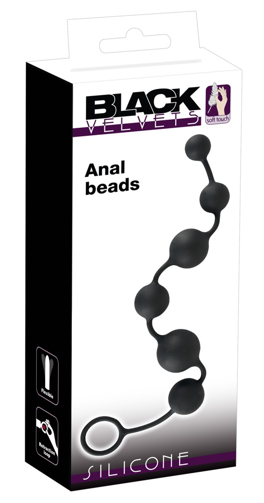 Silicone anal beads 40 cm.