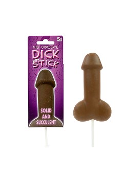Chocolate penis lollipop