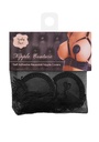 Satin nipple pasties with tassels
