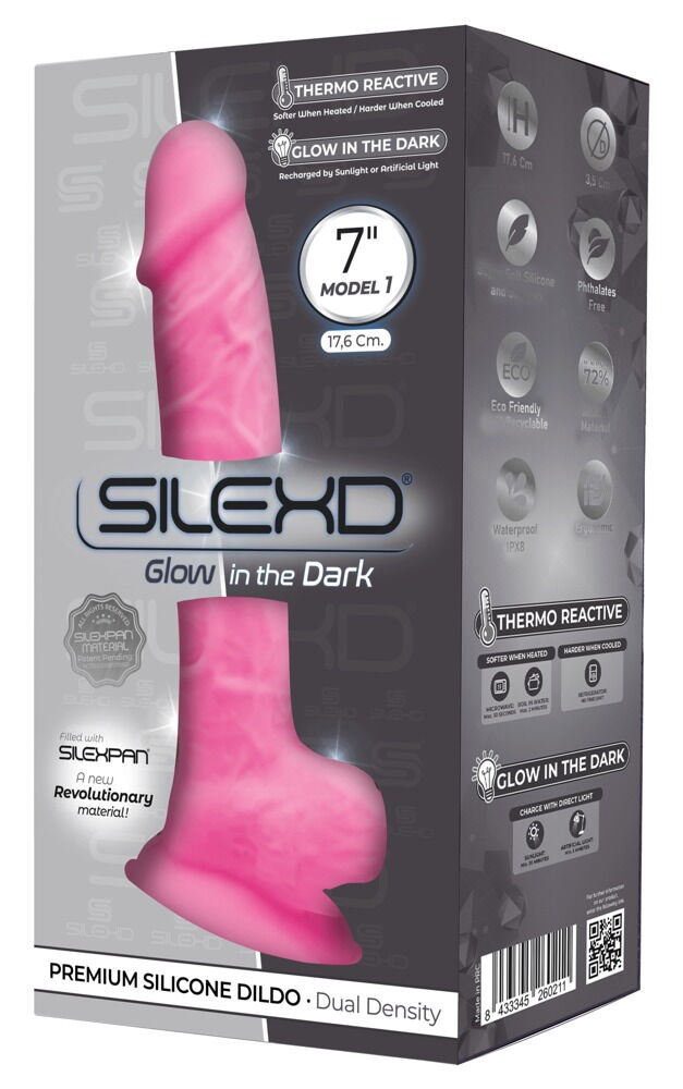 Glowing dildo 7" SILEXD