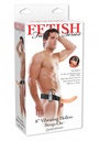 Harness-Vibrator 8"/20cm - Flesh Color