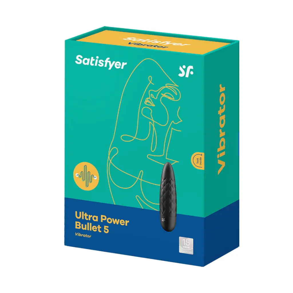 Ultra Power Bullet 5 - Vibrating Bullet - Black - Satisfyer