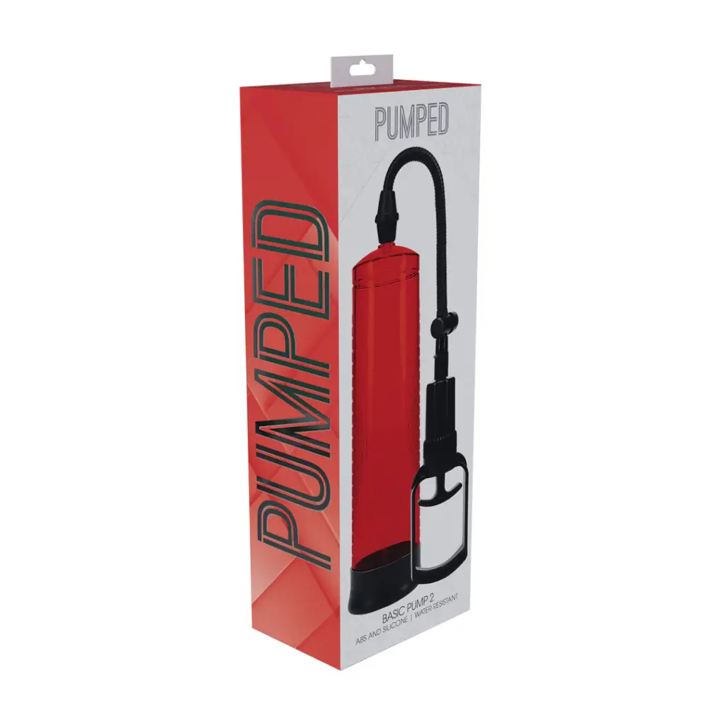 Standard penis pump - red