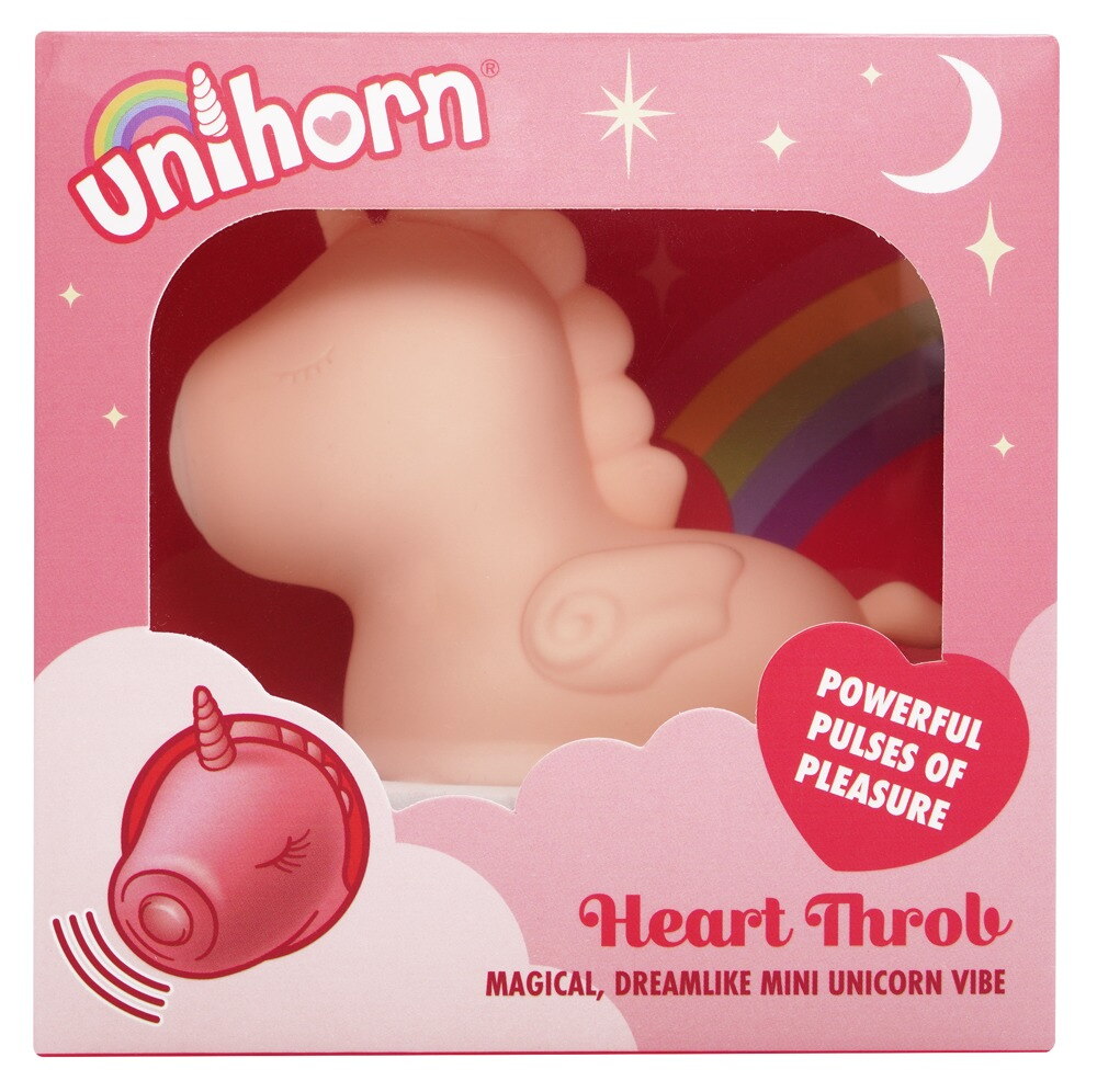 Unicorn Clitoris Stimulator Vibrator - Heart Throb Unihorn!