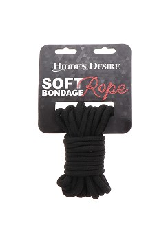 Black Bondage Rope 5m