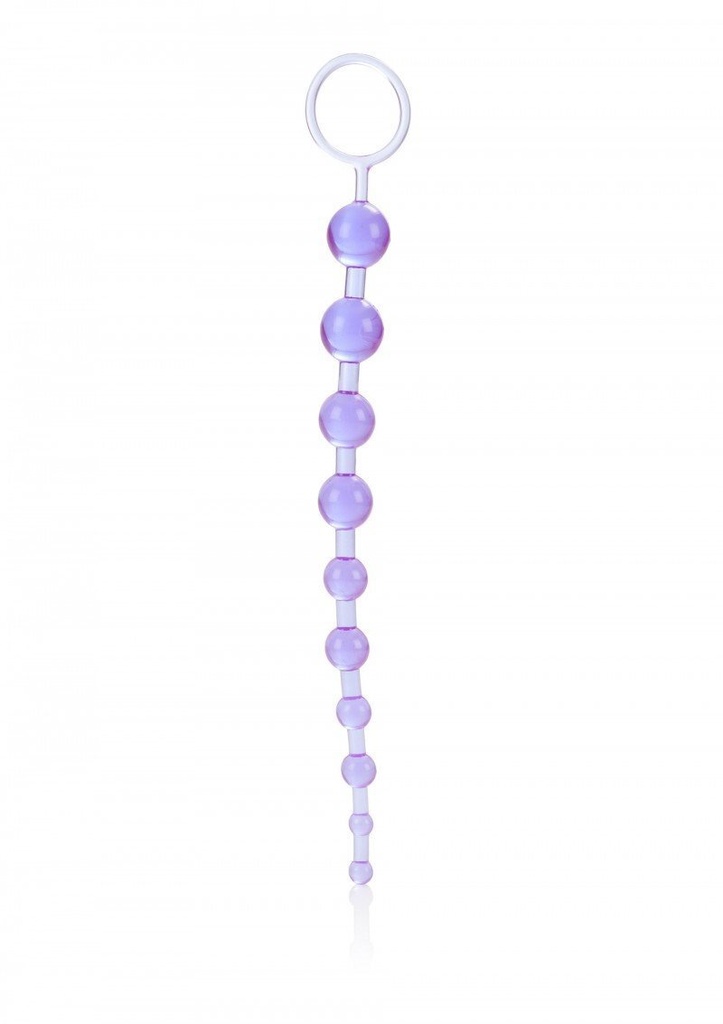 CalExotics X-10 Purple Anal Beads