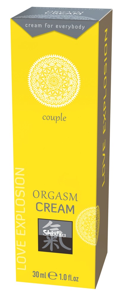 Shiatsu orgasm cream