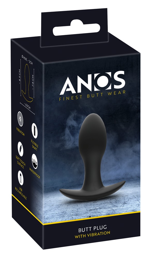 Vibrating anal dilator with charger