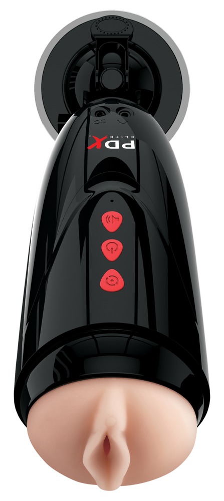 Hands-free masturbator with vibrations and voice Dirty Talk