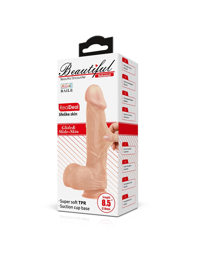 Realistic dildo Bahamut 21.8 cm