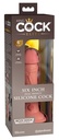 Dildo 6" King Cock Elite with double density