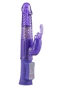Clitoral Stimulator Vibrator with Rotating Balls Purple